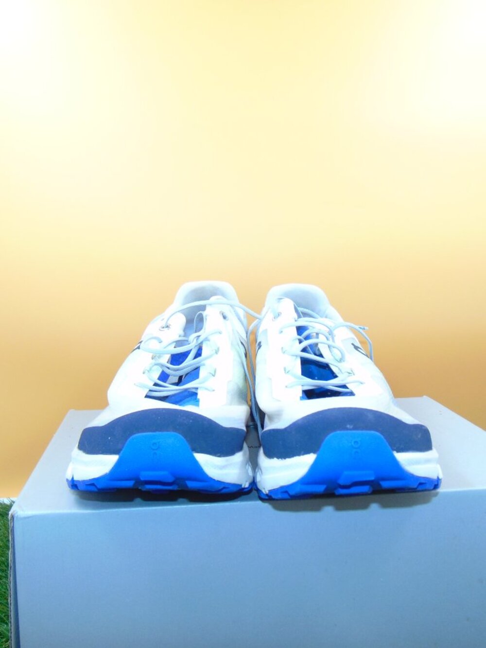 On Cloudswift Running Shoes Mens 11.5 White Blue CloudTec Athletic Sneakers